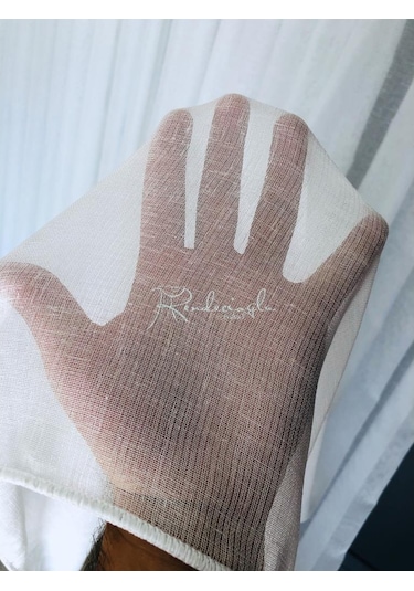 Tül Perde Simli Keten Pırıltı Iplik Etek Kurşun Sarım Ekru