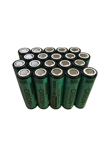 18650 3.6v 3200 Mah 3c Li-ion Pil - 20 Adet