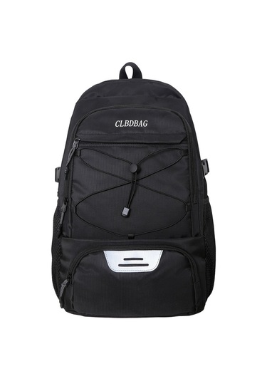 Myinkai Omuz Çantası Erkek Büyük Kapasiteli Eğlence Seyahat Sırt Siyah