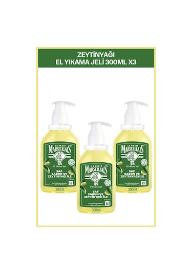 Le Petit Marseillais Zeytinyağı Sıvı Sabun 3 x 300 ML