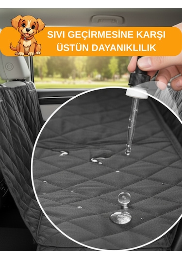 Beylini Kedi Köpek Araç Koltuk Örtüsü Su Geçirmez Koltuk Koruyucu 150 x 200 CM