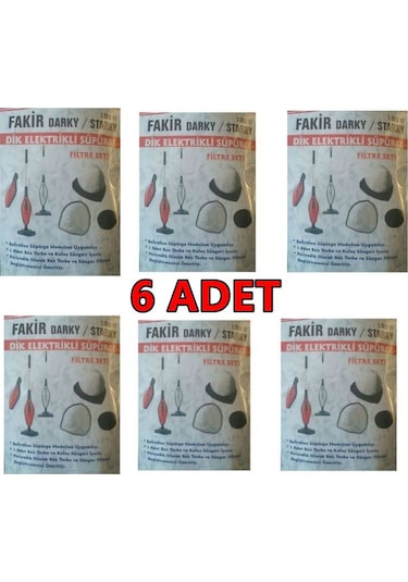 Fakir Darky Elektirikli Süpürge Toz Torbası 6 Adet
