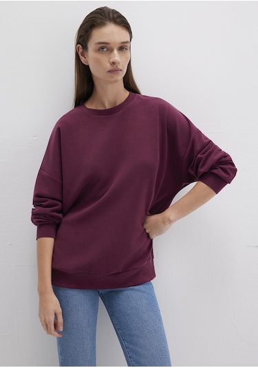 Mavi - Lux Touch Tencel Tm Modal Bordo Sweatshirt 168837-70426 Bordo