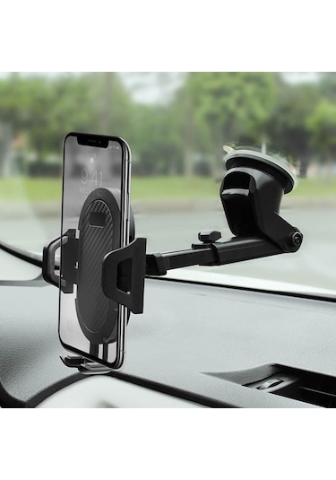 LinkTech H767 Vantuzlu Boy Ayarlı Araç İçi Telefon Tutucu