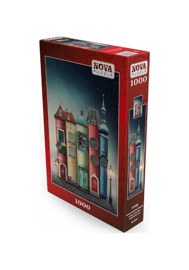 Nova 1000 Parça Geceyi Aydınlatan Kitaplar Puzzle - Elena Schweit