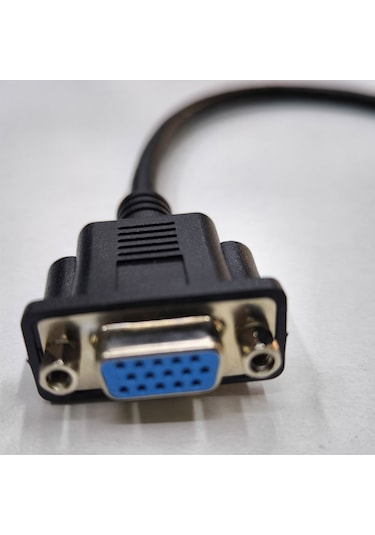 Vga Dişi Dişi Video Görüntü Kablosu 15 Pin Vga Kablo 30 Cm