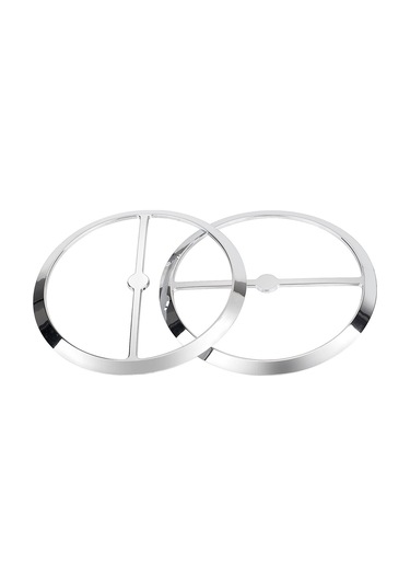 Krom Hoparlör Trim Halkaları Izgara Kapağı