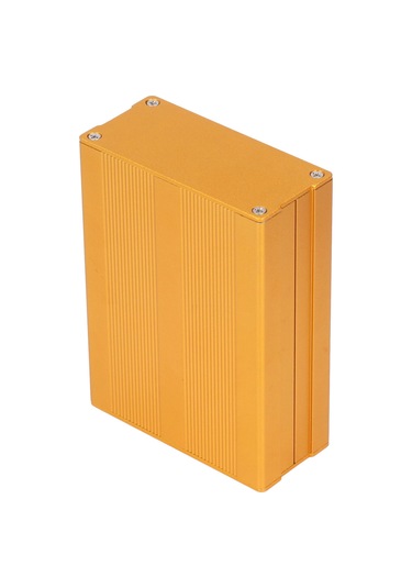 Teltree Altın Renkli Alüminyum Alaşımlı Bölünür Elektrik Kutusu - Paslanmaz, Su Geçirmez, Kolay Kurulum, Geniş Kullanım Alanı