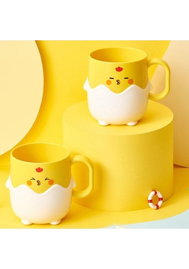 Pazly Yıkama Suntek Kısarak Karikatür Kabı Gözlerini Fırçası Fincan Diş Ay Diğer