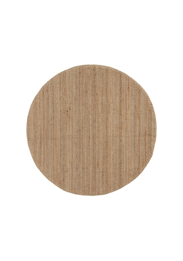 Jüt Halı, Natürel, 130 Cm