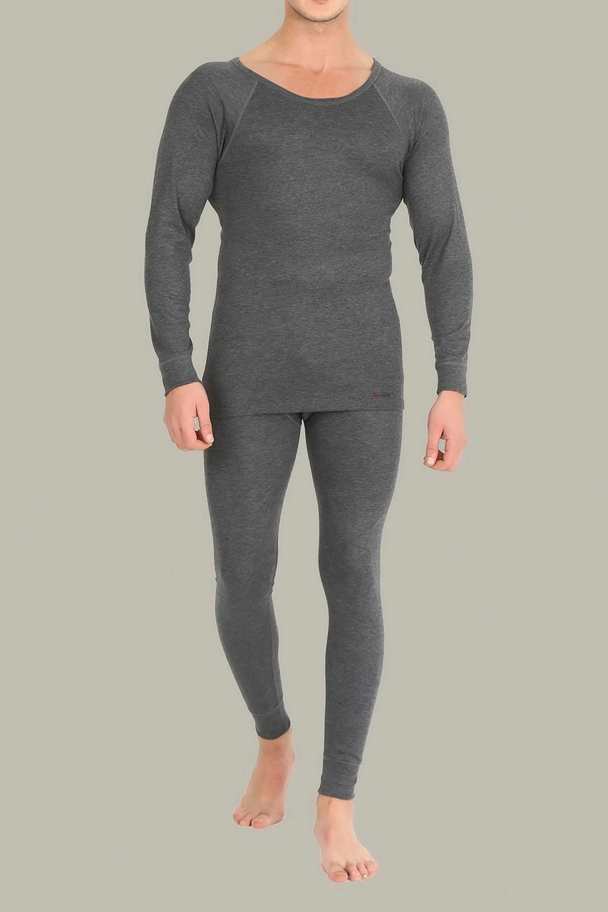 Erdem Antrasit Termal İçlik Uzun Kol Fanila 1482 Antrasit