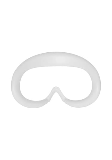 Pazly Pico Neo 4 - Beyaz İçin Darbeye Dayanıklı Silikon Yüz Örtüsü Toz Önleyici Yüz Pedi Vr Kulaklık Aksesuarları, Küçük Boy Beyaz