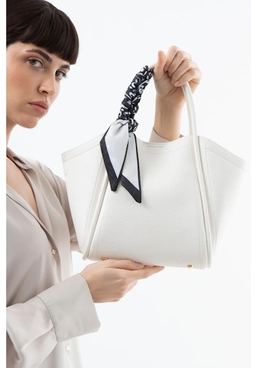 Matthew Cox Kadın El Çantası Byn2357 Std / Beyaz Beyaz