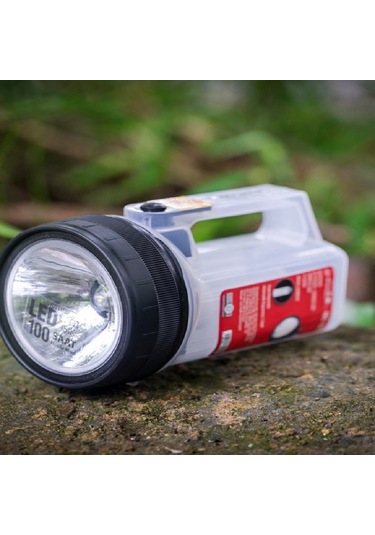 Nurgaz Ng-181 Campout Pilli Led Kamp El Feneri Suya Dayanıklı Siyah