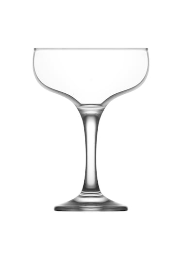 LAV Misket Cam Kokteyl Bardağı 6'lı 235 ml Ayaklı (Kokteyl Bardağı , Tatlı Servisi )