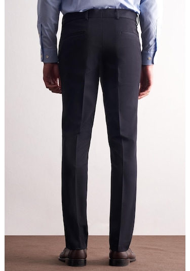 Lacivert Yan Cep Açık Paça Esnek Slim Fit Classic Casual Pantolon 1003255153 Lacivert