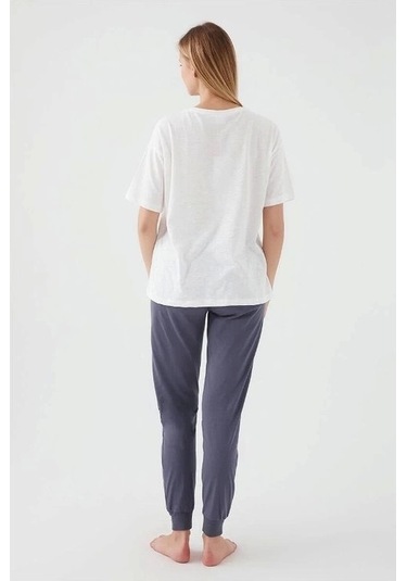 Rolypoly 3067-s Kadın Pijama Takımı Krem