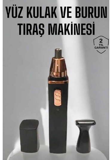 Tıraş Makinesi Kulak Burun Ve Yüz Temizleyici Şarjlı Mini