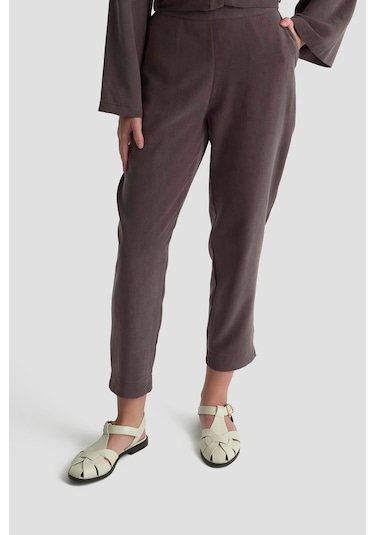 Armine Kemerli Lyocell Takım 25kd1104 Acı Kahve Acı Kahverengi