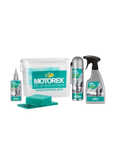 Motorex Bisiklet Temizleme Kiti 6 Parça Siyah - Kırmızı