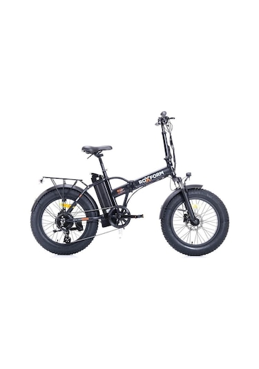 Roxform Ege Şehir Elektrikli Bisiklet - 250w Motor, 20 İnç Jant Siyah