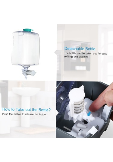 Chuangdıan 1000 Ml Sabunluk Beyaz Diğer