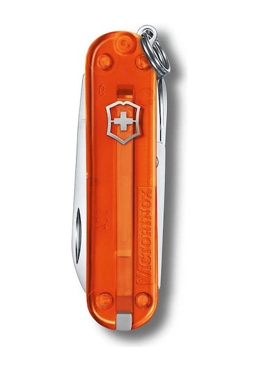 Victorinox 0.6223.T82G Fire Opal Classic Kamp Çakı Turuncu