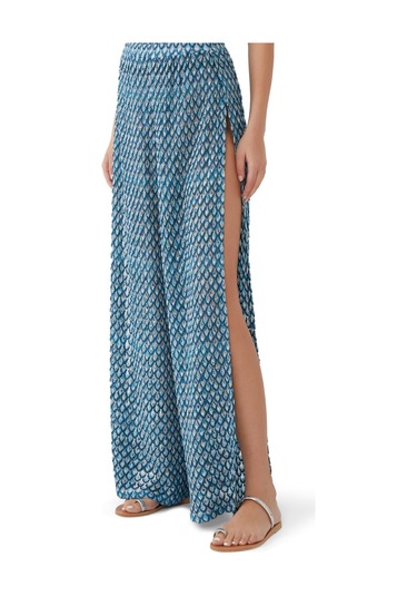 Missoni Işıltılı Yırtmaçlı Pantolon Mavi Çok Renkli
