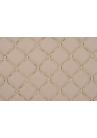 LANSE Yat Gemi Oto Döşemelik Kapitone Suni Deri KREM