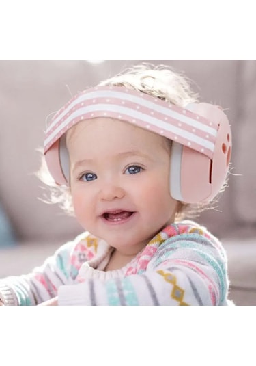 Snapbuy Bebekler İçin Gürültü Önleyici Kulaklık, Çocuklar İçin Ses Yalıtımlı Kulak Koruyucu Pembe
