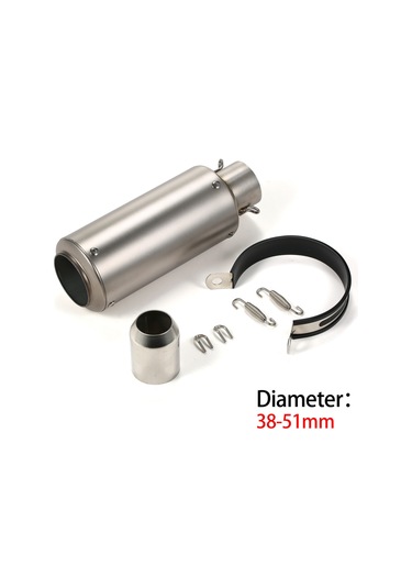 Hallow-38-51mm Evrensel Motosiklet Egzoz Borusu Kuyruk Tamir K21533