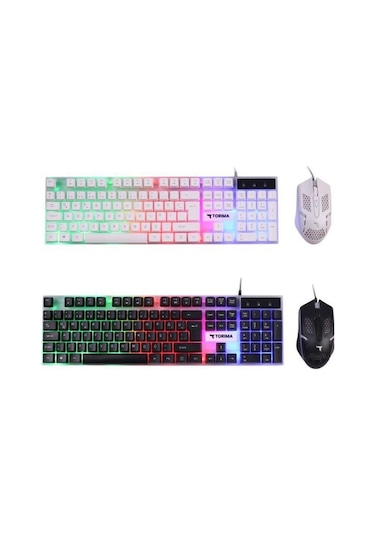 Torima TMK-03 Gaming Rgb Işıklı Kablolu Q Klavye Ve Mouse Seti