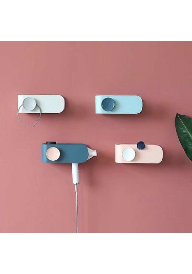 Ganzhoushop Saç Kurutma Makinesi Rafı Yumruk Tek Kullanımlık Tuvalet Tuvalet Depolama Rafı Tuvalet Duvara Monte Saç Kurutma Makinesi Rafı Saç Kurutma Makinesi Rafı Çok Renkli