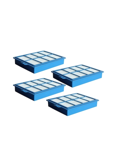 Konesam Philips Ve Electrolux Serileri İçin Yıkama Ve Yeniden Kullanılabilir Vakum Filtrasyon Elemanı - 4 Adet Paket - Ev İçin Vakum Temizliği Aksesuarı