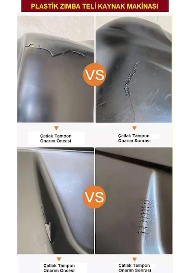 Plastik Zımba Teli Kaynak Makinası 50W/220V+500 Adet Tel