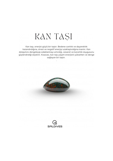 Kan Taşı Doğaltaş Kolye Ve Küpe