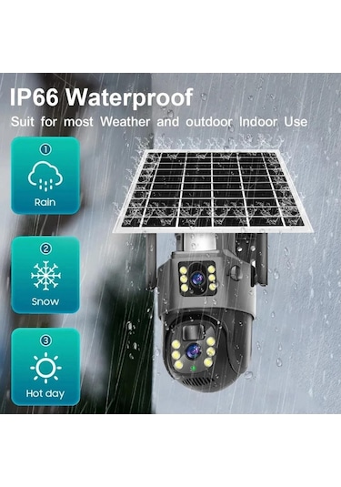 Rose Ahd-30205 Ip66 Akıllı Solar 4g Kamera
