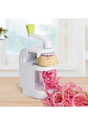 Dancemonkey Cbtx Çok Fonksiyonlu Manuel Sebze Rende Patates Havuç Kesici, Dilimleyici, Rastgele Renk Teslimatı Beyaz