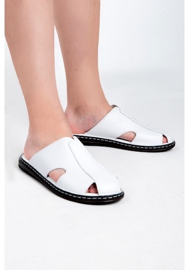 Stan Hakiki Deri Erkek Terliği, Hakiki Deri Terlik, Ortopedik Taban Terlik, Hafif Deri Ter