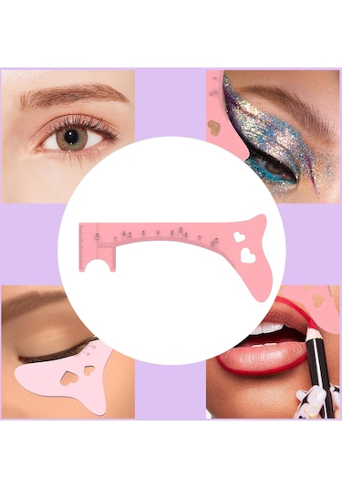 Suntek Tanımlı Kaş için Eyeliner Şablonu Pembe