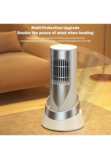 Jialan Jl Masaüstü Sıcak Havalı Isıtıcı İki Dişli Isınma Fan 1200W