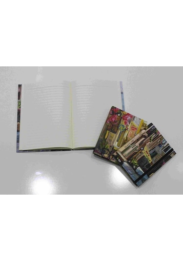 Ofset Kapak 96 Yaprak Ivory Lastikli Defter Çizgili