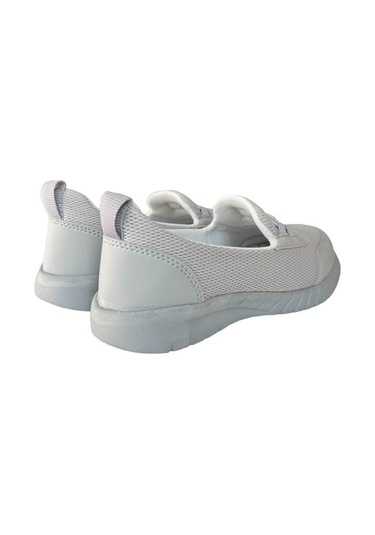 Akıllı Bağcıklı Çocuk Babet Ayakkabı Gri-gri Gri