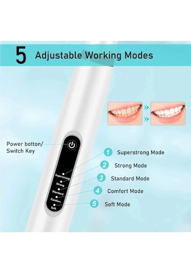 Jialan Elektrikli Sonic Diş Temizleyici Diş Ölçekleyici Diş