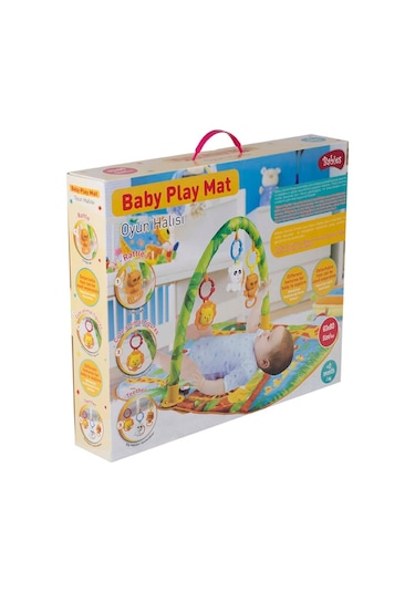 Babies Baby Play Neşeli Dostlar 63X80 Cm Çıngıraklı Oyun Halısı