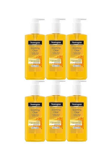 Neutrogena Soothing Clear Micellar Yüz Temizleme Jeli 6 x 200 ML