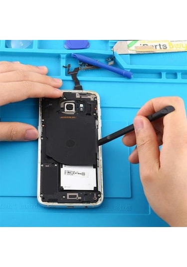 Zhltools Cep Telefonu Tablet 10 Parça Plastik Açma Aparatı Siyah