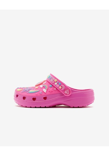 Skechers Heart Charmer - Girly Land Büyük Kız Çocuk Pembe Işıklı Terlik 308406l Hpmt Pembe