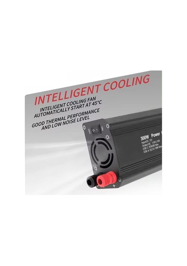 Besthome1 300w Araç İnvertörü - 12v Dc'den 110v Ac, Pd65w Qc3.0 Usb, Siyah, Eu Fiş