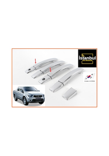 Ssangyong Korando Sport Kapı Kolu Krom Takımı